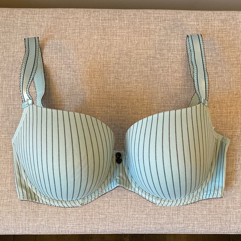 Freya Deco Hatty Moulded Plunge Bra AA1281 in Glacier - Picture 2 of 7